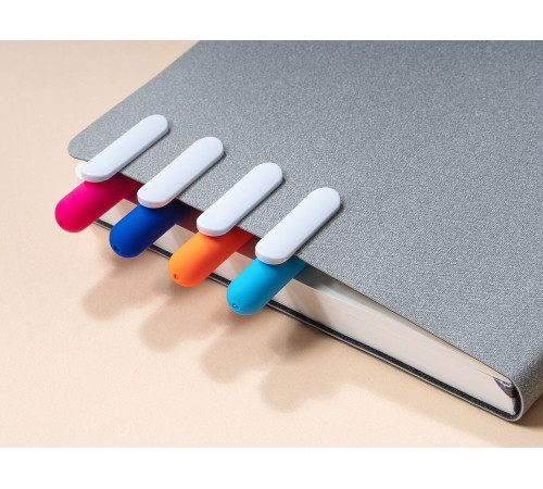 Ручка шариковая Swiper Soft Touch, голубая с белым