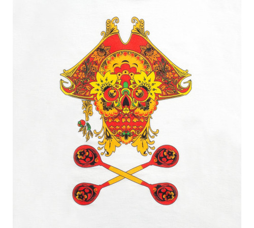 Футболка Yo Ho Hohloma, белая