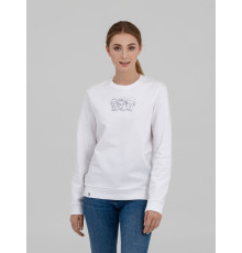 Свитшот «Три автора», белый