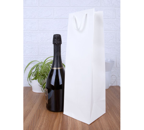 Пакет под бутылку Vindemia, белый