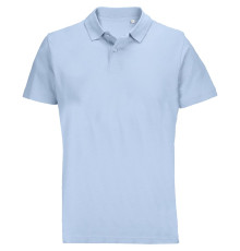 Рубашка поло унисекс Pulse, голубая