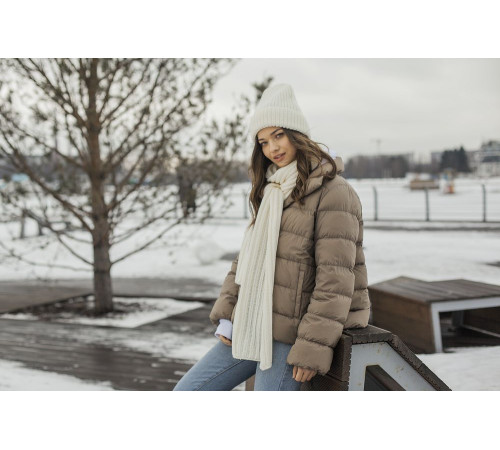 Шапка Nordkyn, молочно-белая