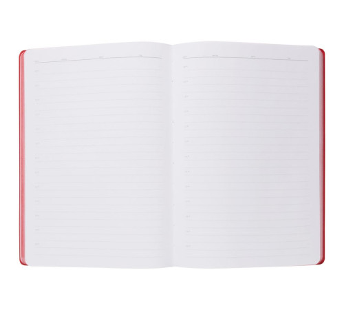 Ежедневник Flexpen, недатированный, серебристо-красный