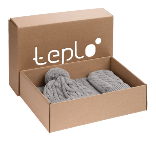 Набор Heat Trick, светло-серый меланж