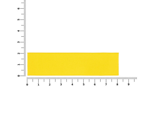 Лейбл тканевый Epsilon, S, желтый