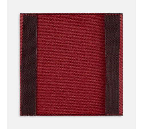 Лейбл тканевый Epsilon, L, бордовый