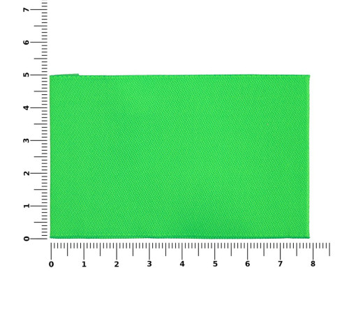 Лейбл тканевый Epsilon, XL, зеленый неон