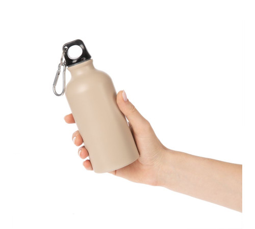 Бутылка для воды Funrun 400, светло-бежевая