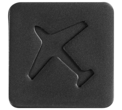 Шильдик на резинку Band, самолет