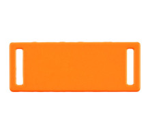 Шильдик металлический Kova, оранжевый неон