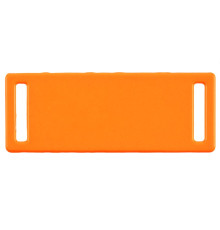 Шильдик металлический Kova, оранжевый неон
