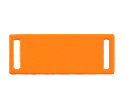 Шильдик металлический Kova, оранжевый неон