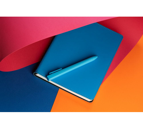 Ручка шариковая Swiper SQ Soft Touch, голубая