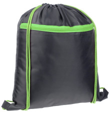 Детский рюкзак Novice, серый с зеленым