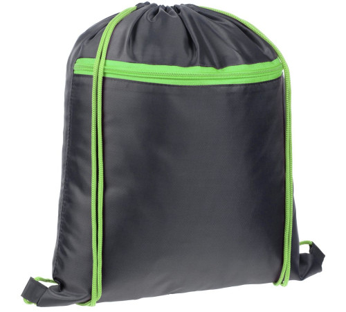 Детский рюкзак Novice, серый с зеленым