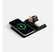 Внешний аккумулятор с беспроводной зарядкой reCover, черный