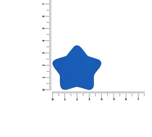 Наклейка тканевая Lunga Bial, M, синяя