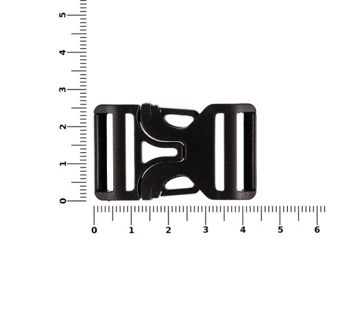 Застежка-пряжка Fibbia, черная