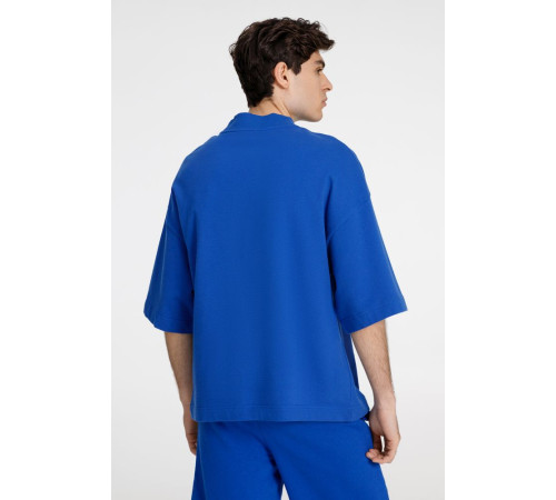 Футболка оверсайз унисекс T9, синяя