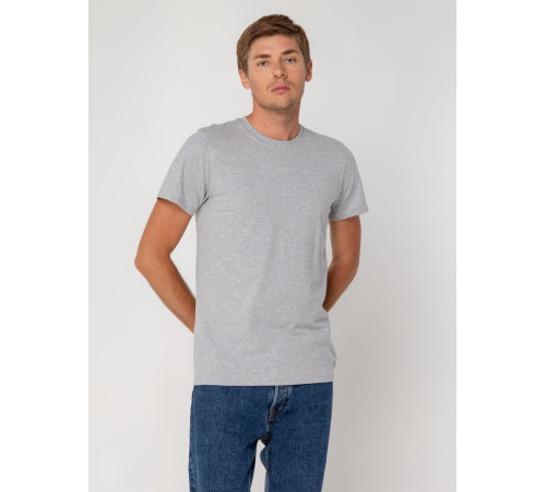 Футболка мужская T-bolka Stretch, серый меланж