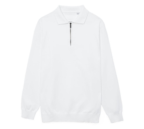 Рубашка поло мужская с длинным рукавом Terrazzo, белая