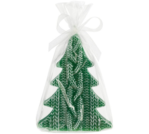 Свеча Kniteam, елка, зеленая