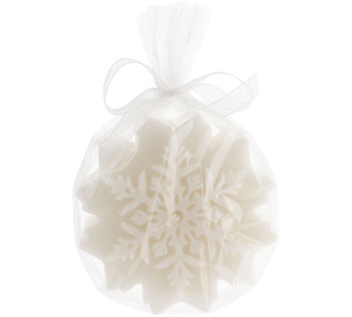 Свеча Snowflame 2, белая, 8 см