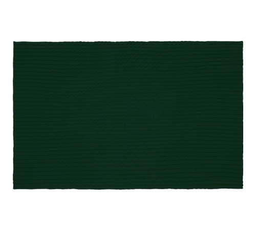 Плед Tressa, темно-зеленый