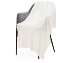 Плед Rombus, белый (молочный)