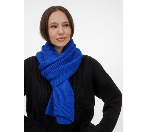 Шарф Nobilis Mono, ярко-синий