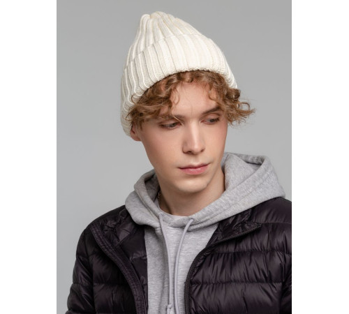 Шапка Norfold, молочно-белая