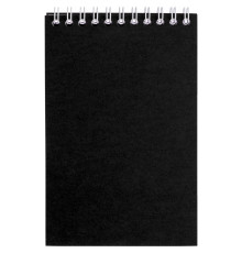 Блокнот Dali Mini в клетку, черный