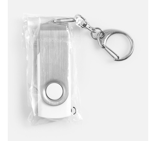 Флешка Twist, белая, 8 Гб