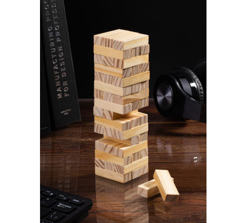Игра «Деревянная башня мини», неокрашенная
