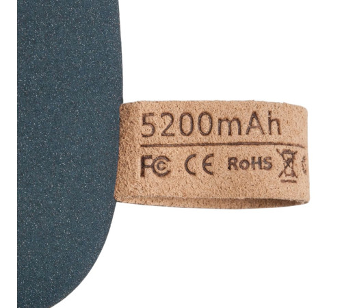 Внешний аккумулятор Pebble 5200, серо-синий