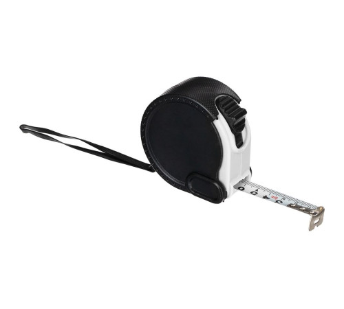 Рулетка Meter Plan, 5 м, черная с белым