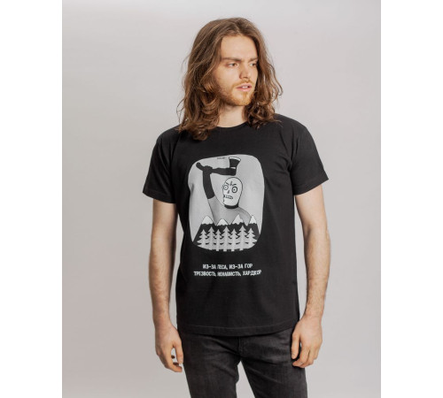 Футболка «Хардкор», черная