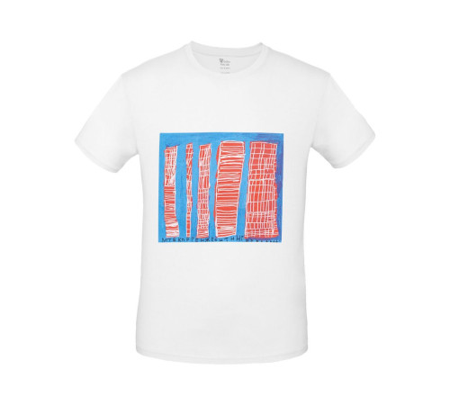 Футболка детская «Небоскребы», белая