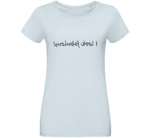 Футболка женская I Look Fabulous, голубая