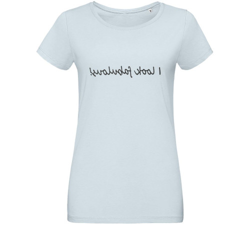 Футболка женская I Look Fabulous, голубая