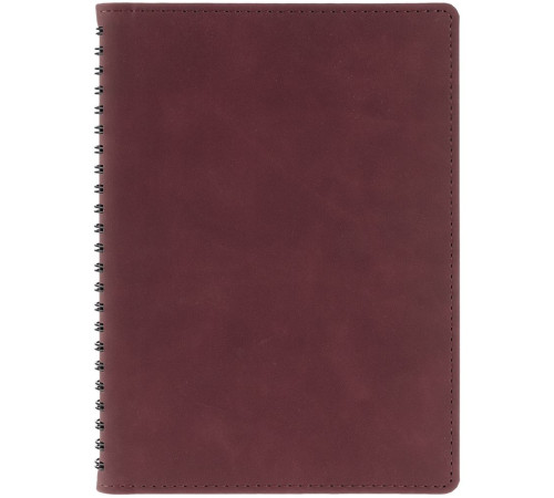 Ежедневник Spring Urban на заказ, недатированный, бордовый