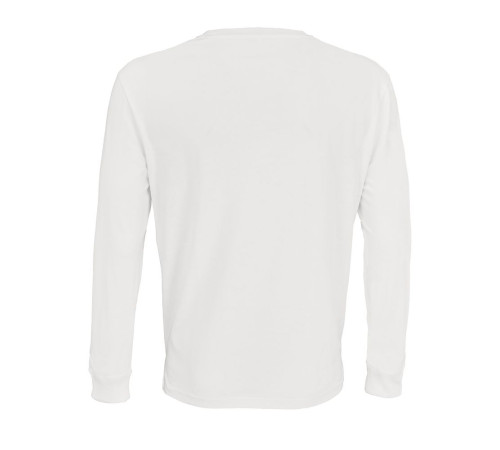 Футболка унисекс с длинным рукавом Pioneer LSL, белая