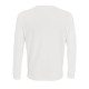 Футболка унисекс с длинным рукавом Pioneer LSL, белая