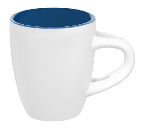 Кофейная кружка Pairy с ложкой, синяя с красной