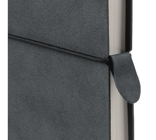 Ежедневник Nubuk, недатированный, темно-серый