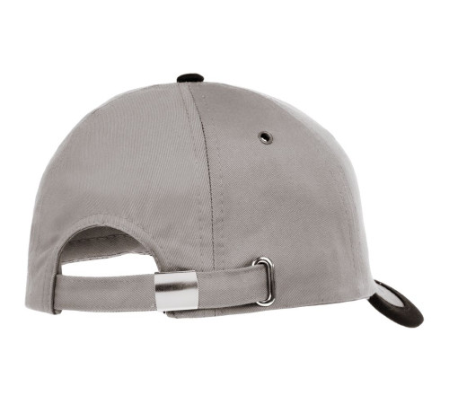 Бейсболка Honor, серая с черным кантом