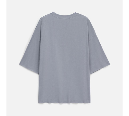 Футболка унисекс оверсайз T1, серая