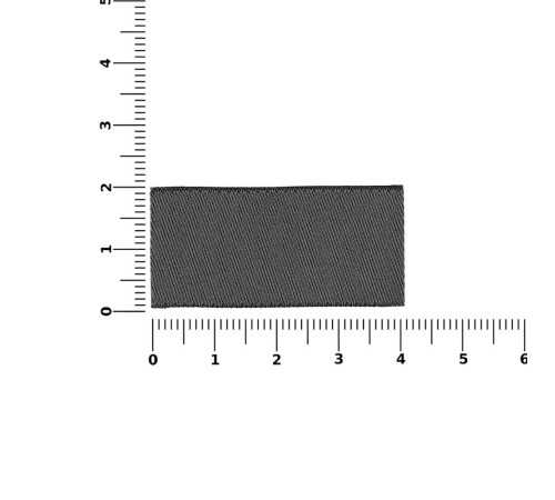 Лейбл тканевый Epsilon, XXS, темно-серый