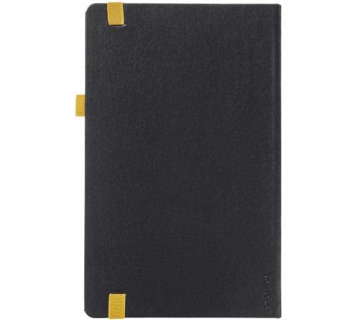 Ежедневник Ton, недатированный, черный с желтым