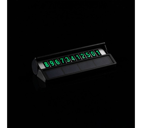 Парковочная визитка Litera Solar, черная